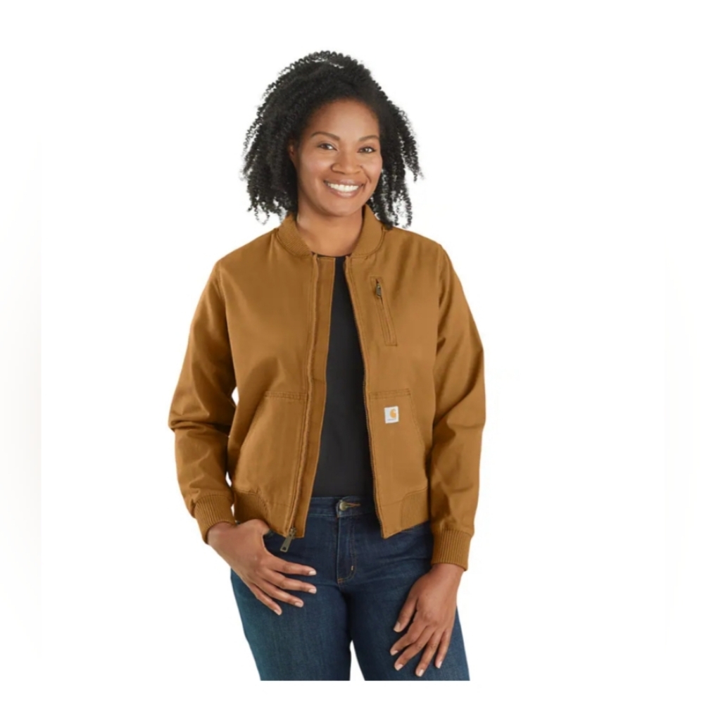 Carhartt Women's Bomber Jacket, Brown - Size M